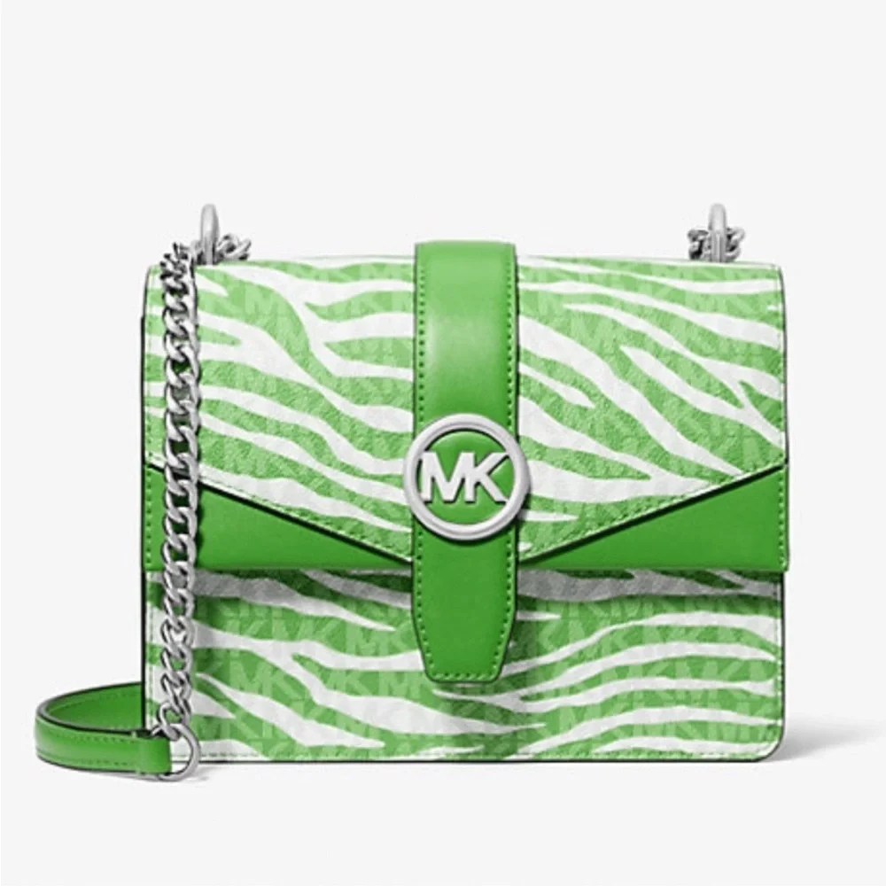 Michael Kors Greenwich Small Logo Convertible Crossbody Shoulder Bag